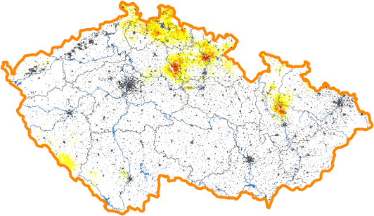 Intenzita sucha - 7. prosinec 2014