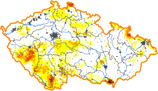 Intenzita sucha - 2. březen 2014