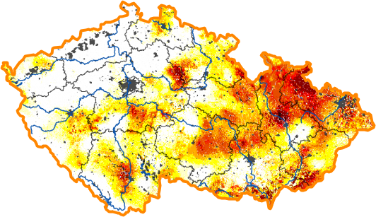 Intenzita sucha - 14. červen 2015