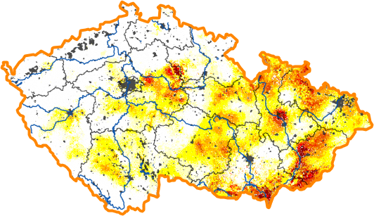 Intenzita sucha - 28. červen 2015