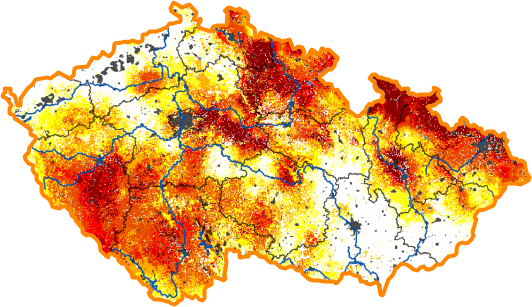 Intenzita sucha - 6. září 2015