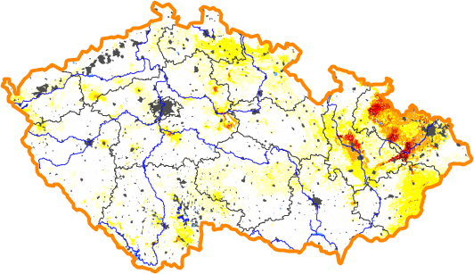 Intenzita sucha - 27. březen 2016