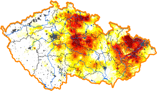 Intenzita sucha - 12. červen 2016