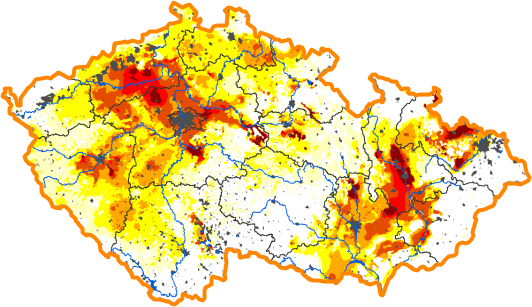 Intenzita sucha - 19. květen 2019