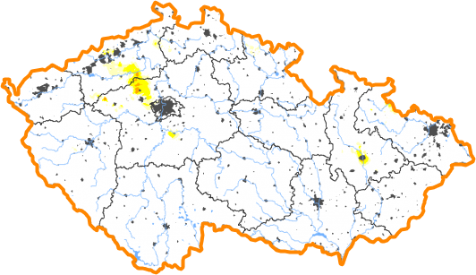 Intenzita sucha - 21. červen 2020