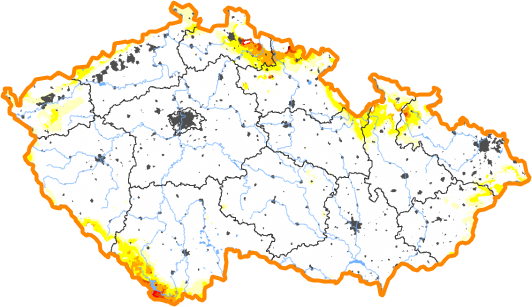 Intenzita sucha - 7. březen 2021