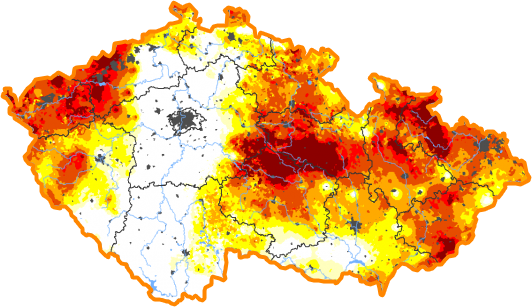 Intenzita sucha - 26. červen 2022