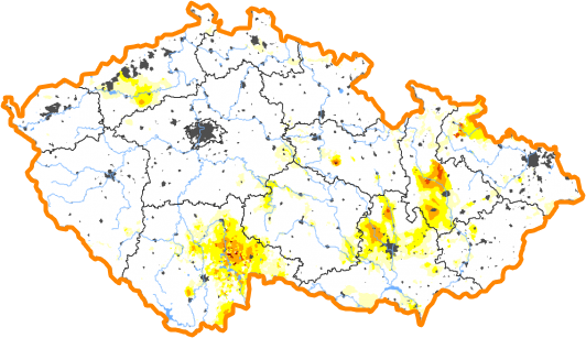 Intenzita sucha - 12. březen 2023