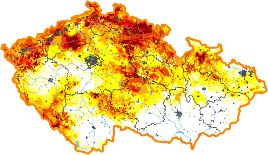 Intenzita sucha - 4. červen 2023