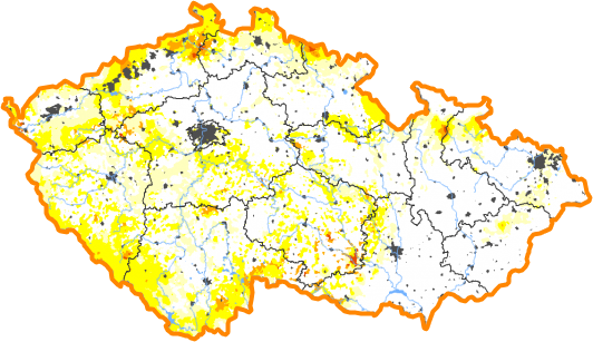 Intenzita sucha - 1. říjen 2023