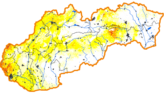 Intenzita sucha - 10. september 2017