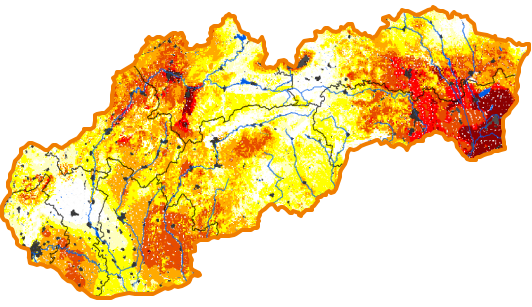 Intenzita sucha - 25. november 2018