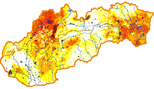 Intenzita sucha - 2. december 2018