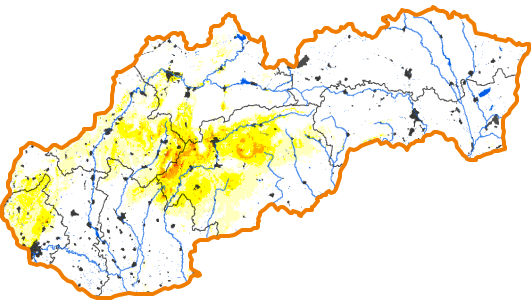 Intenzita sucha - 4. apríl 2021