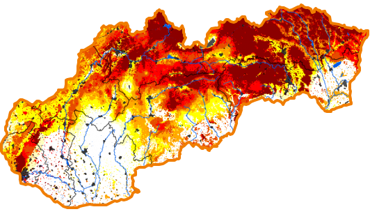 Intenzita sucha - 1. september 2024