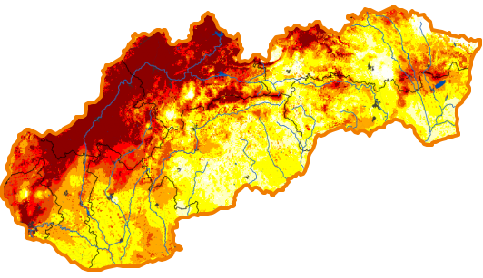 Intenzita sucha - 11. máj 2025