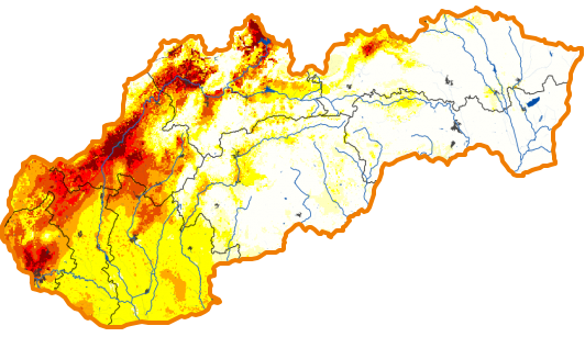 Intenzita sucha - 25. máj 2025