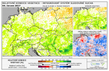 Dopady na vegetaci - Evropa - 4. červen 2017